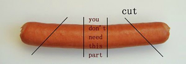 Чудики из сосисок