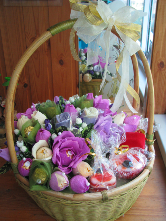 Большая корзина с большой благодарностью