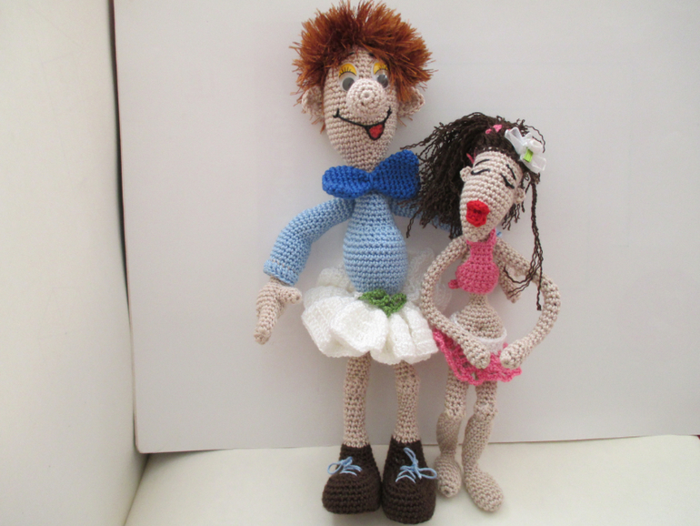 Mужчина я пачке и мадмуазель