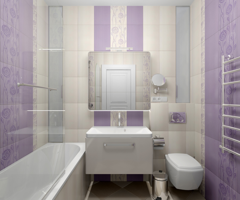 Санузлы: гостевой маленький  и большой хозяйский