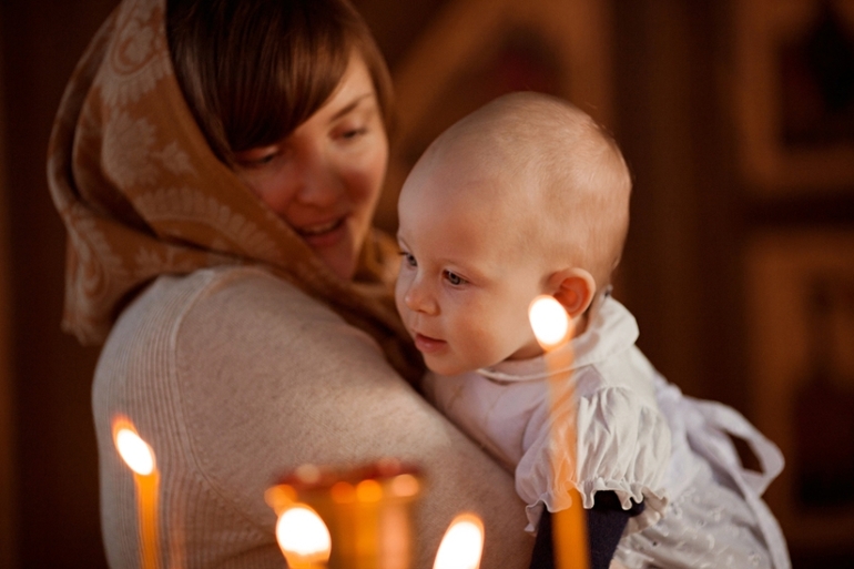 Фотосессия таинства крещения...