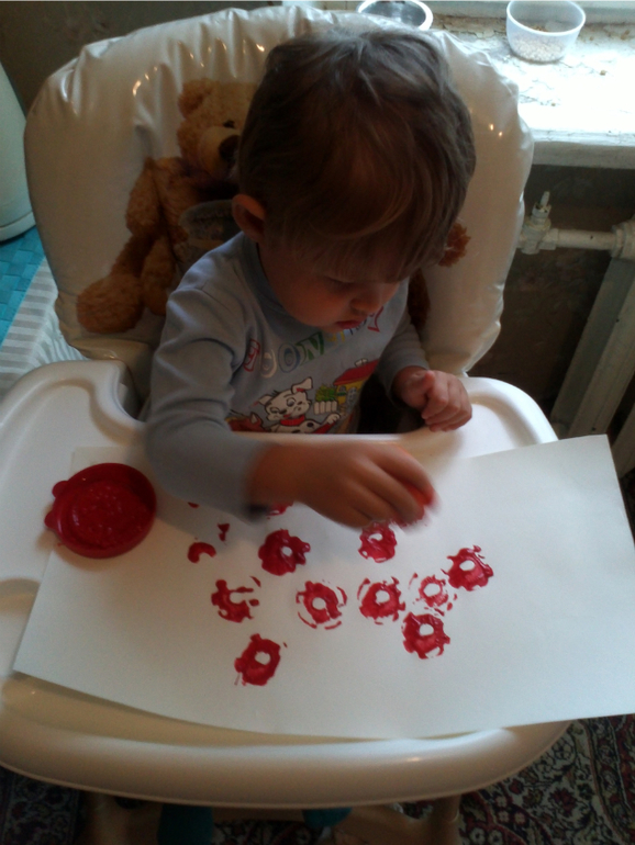 Художка. Занятие 1. Рисование штампами