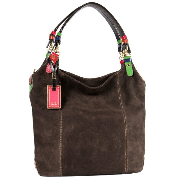 С чем носить коричневую сумку????