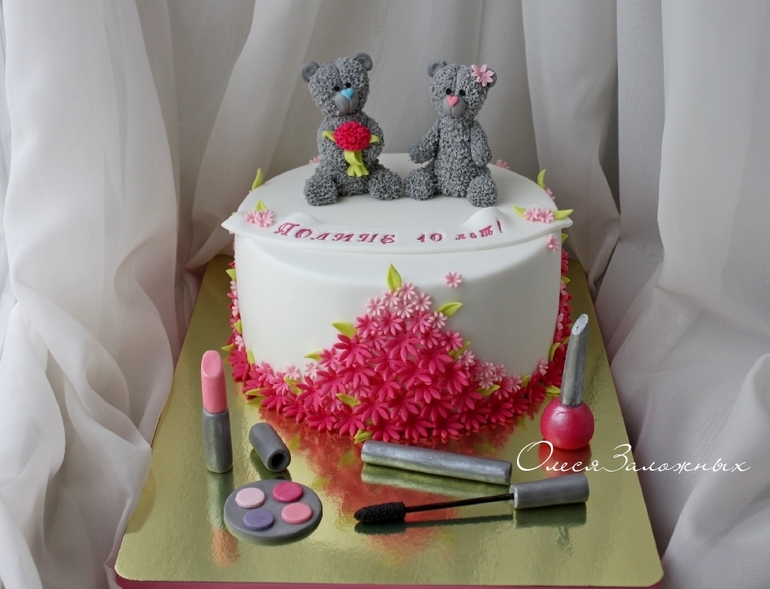 Тортик для любительницы Теддиков ))