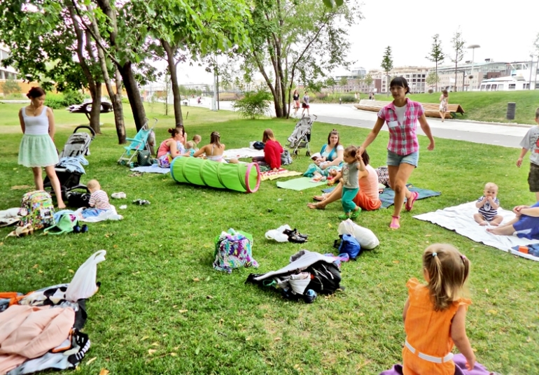 Фотоотчет со встречи мамы в парке 2 июля, Музеон.