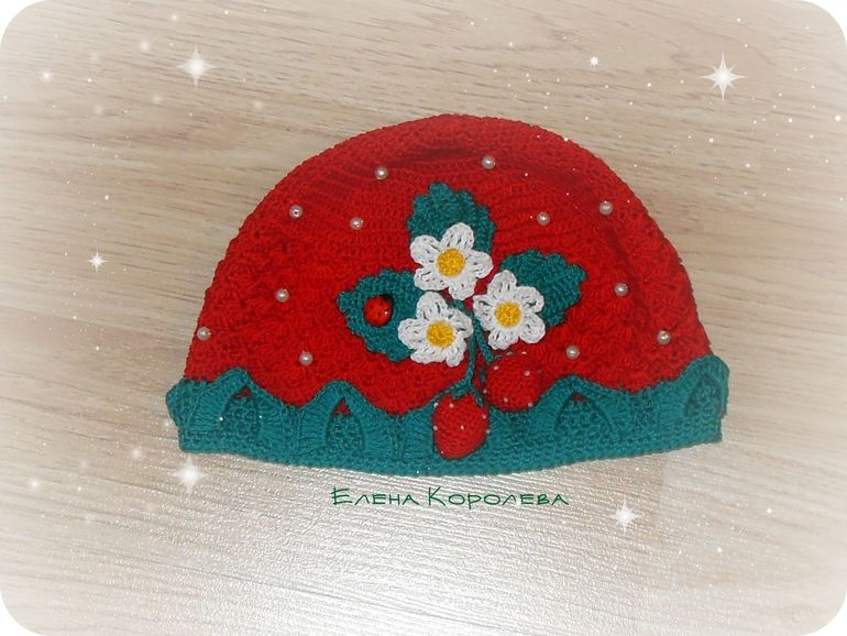 Шапочки на лето для девочек