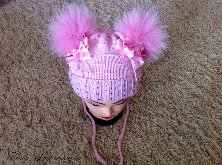 Шапочки на весну для девочек и мальчиков. Ручная работа!