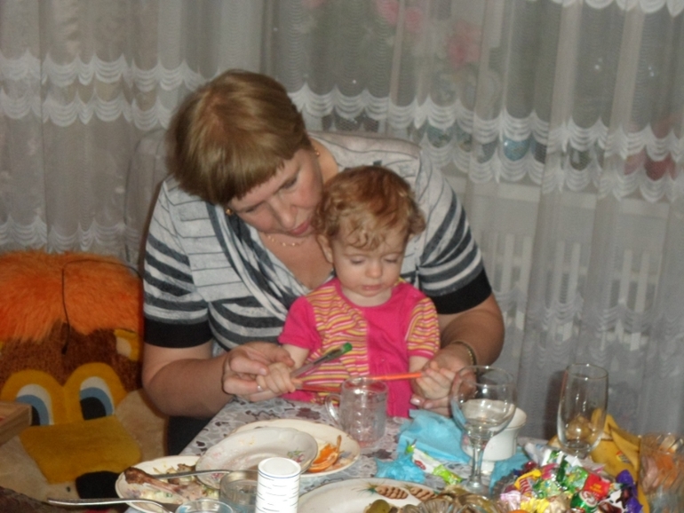 Отметили 1 годик Викуси)))