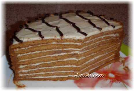 Медовик подруженьке