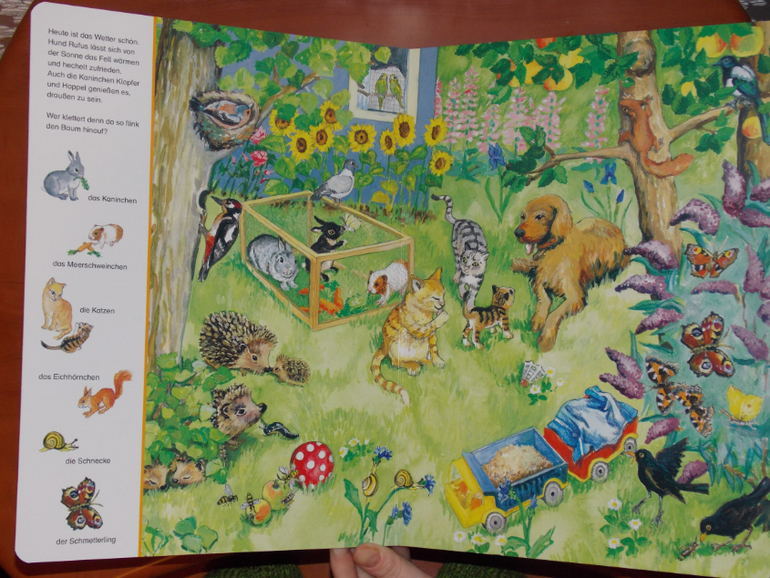 Развороты Mein großes Suchbilderbuch Tiere by Blanka Leonhardt
