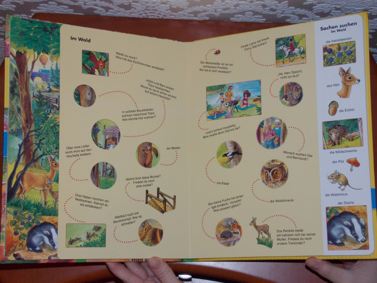 Развороты Mein großes Wimmelbuch mit Gucklöchern by Anne Suess