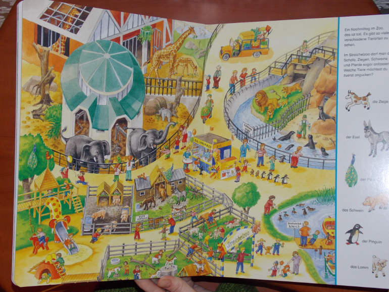 Развороты Mein großes Suchbilderbuch Tiere by Blanka Leonhardt
