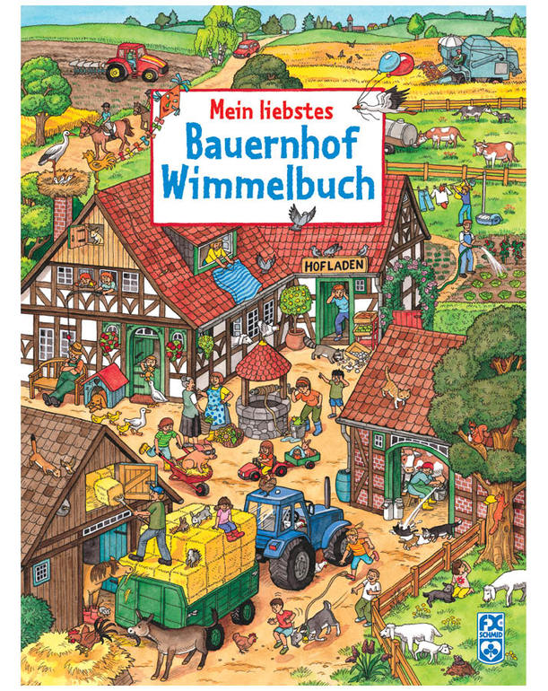 Развороты Mein liebstes Bauernhof Wimmelbuch by Caryad