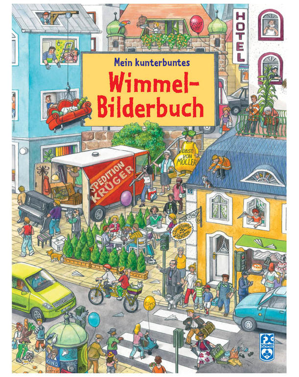 Развороты Mein kunterbuntes Wimmelbilderbuch by Anne Suess