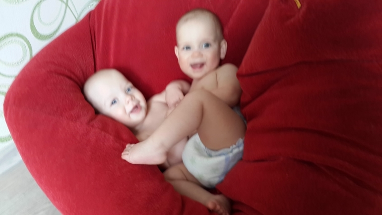 Первый день рождения моих малышей