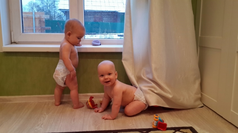 Первый день рождения моих малышей