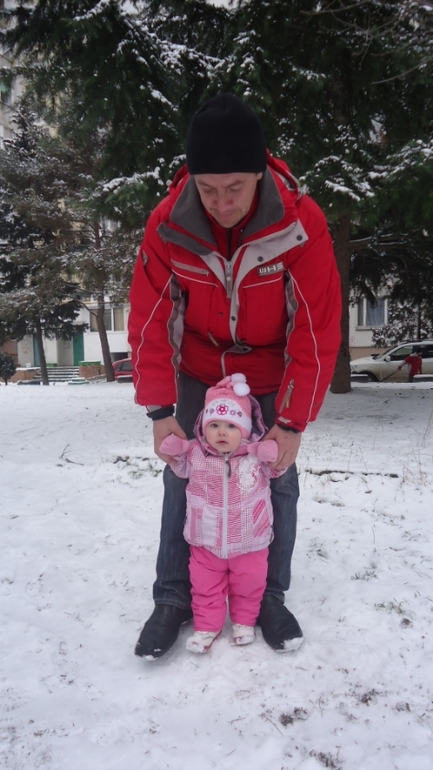 Первый снег!Ураааааааа