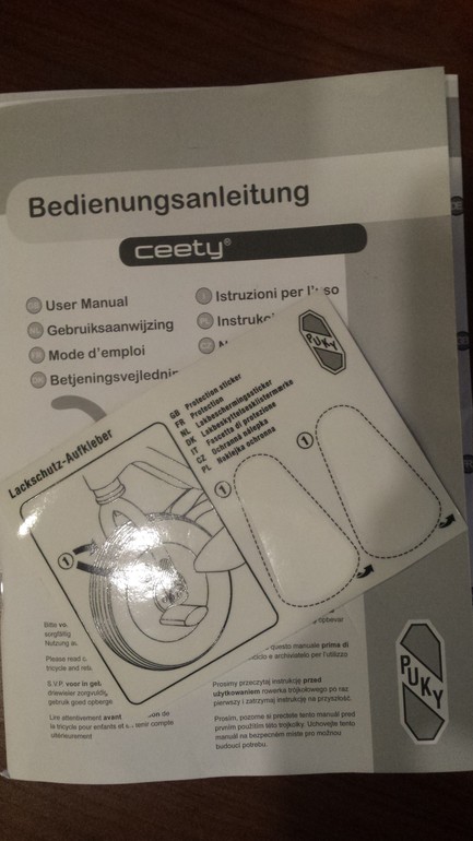 PUKY  ceety S6 на черной раме