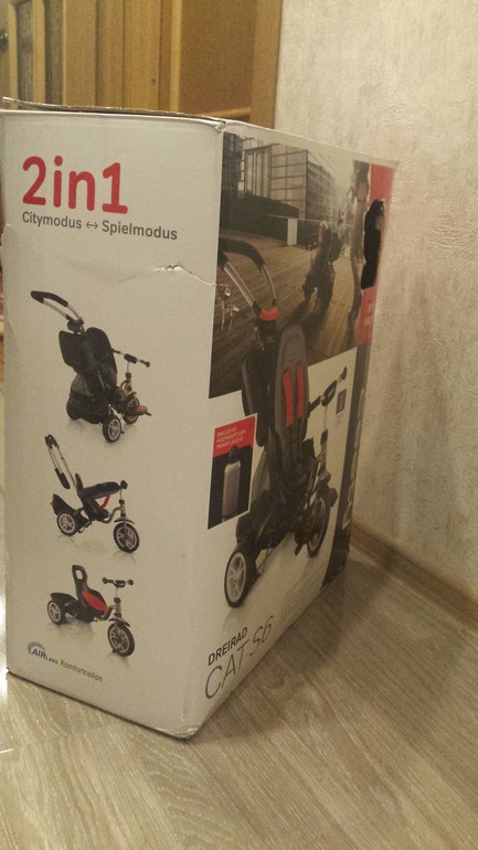 PUKY  ceety S6 на черной раме