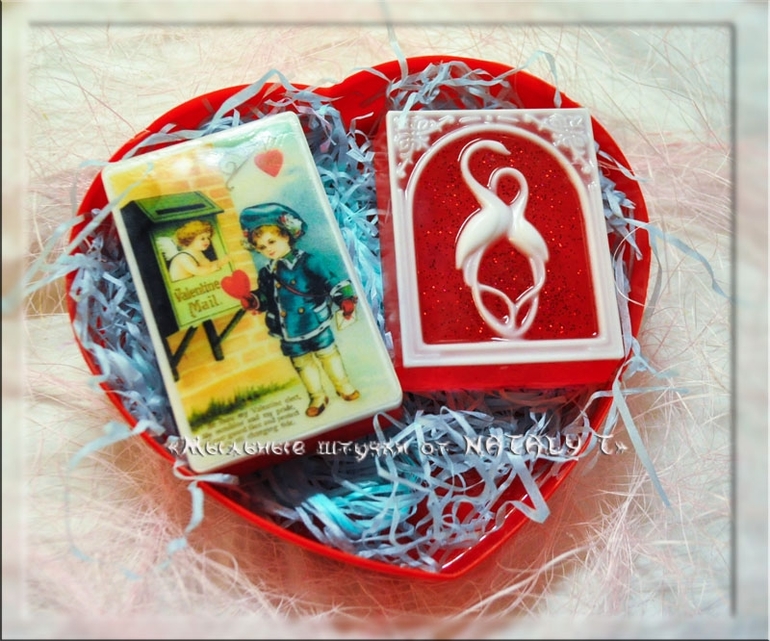 Мыльные валентинки)))))