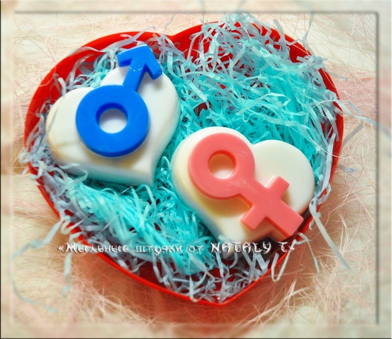 Мыльные валентинки))))