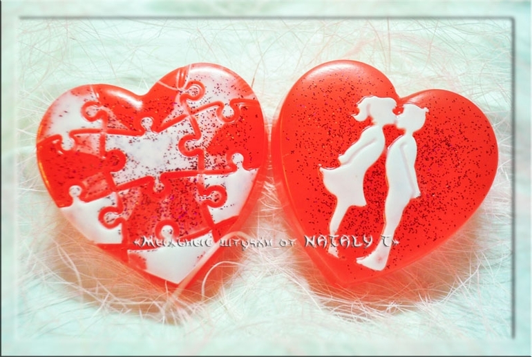 Мыльные валентинки)))))