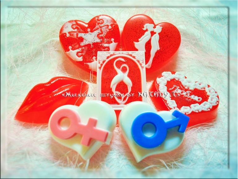 Мыльные валентинки))))