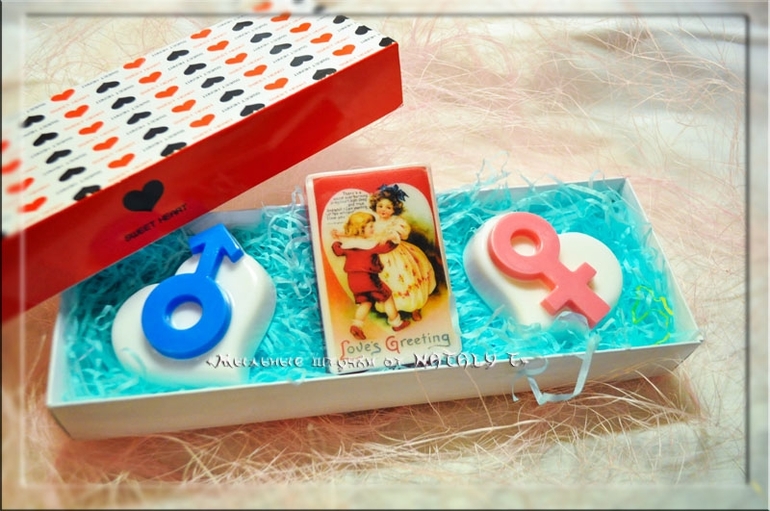 Мыльные валентинки))))