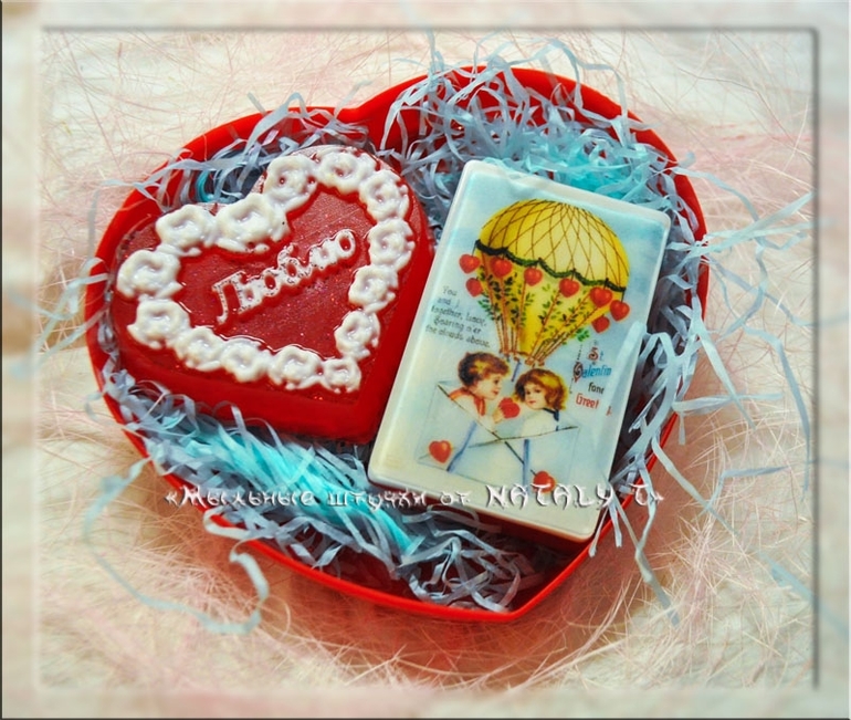 Мыльные валентинки)))))