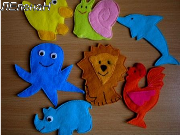 Игрушки из фетра для ковролинографа