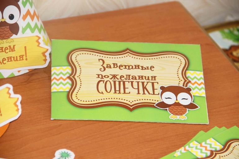 Набор для дня рождения "Совушки"