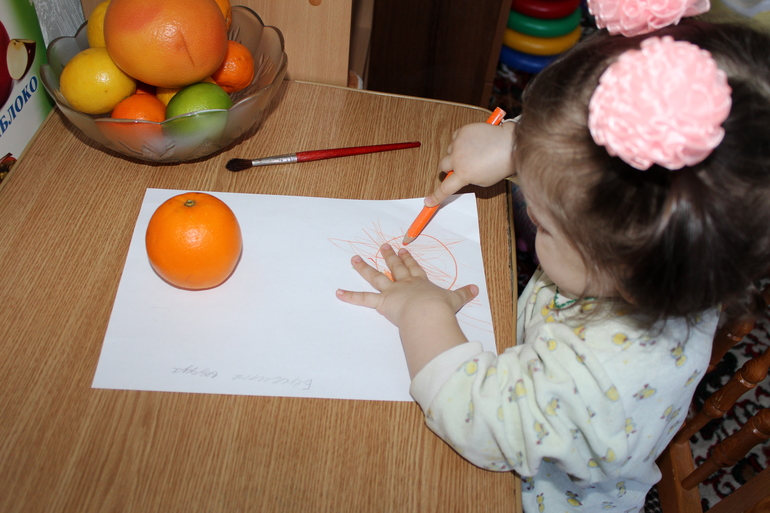 Мы делили апельсин)