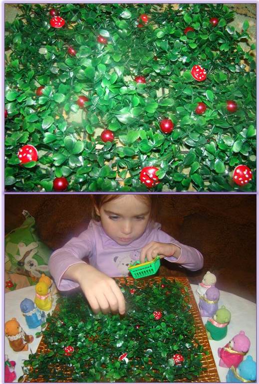 Моторика: Занятие 9 "Мишки для малышки"