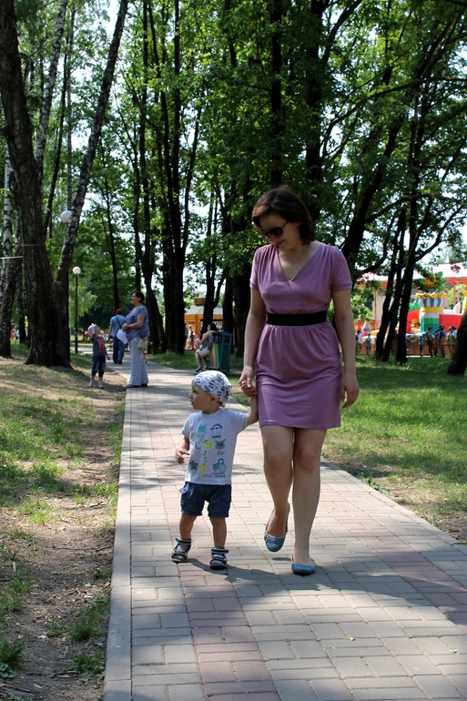 Детская железная дорога в Новомосковске