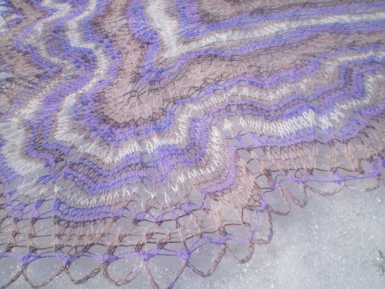 Вяжу шали на заказ