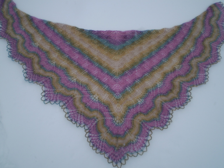 Продам шаль Северное сияние