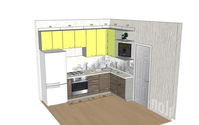 Варианты кухни для бабушки и дедушки :)