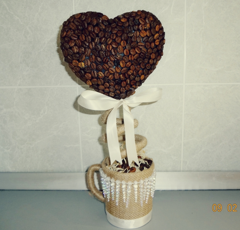 Мой первый кофейный топиарий!