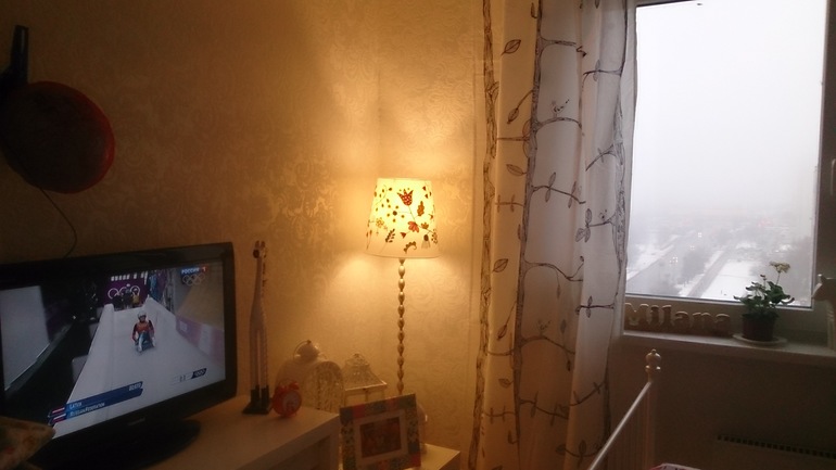 Комната старшего сына начало (временно наша спальня)