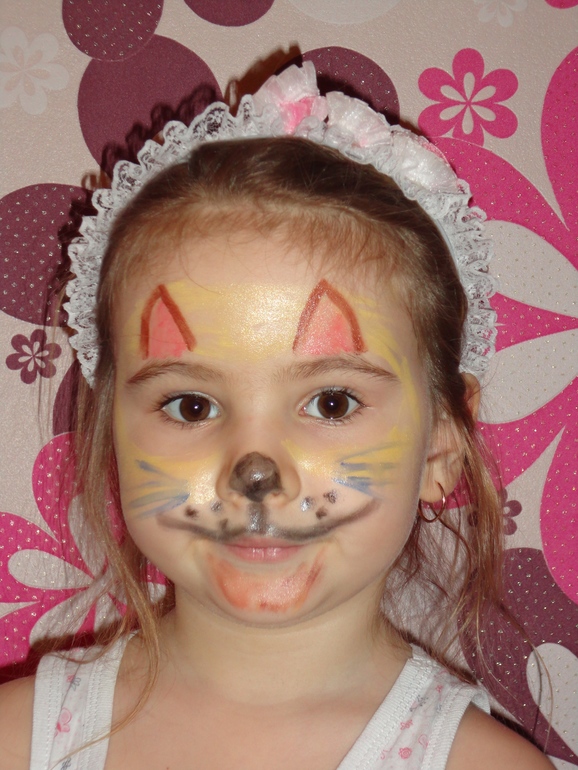 Дочке понравился аквагримм