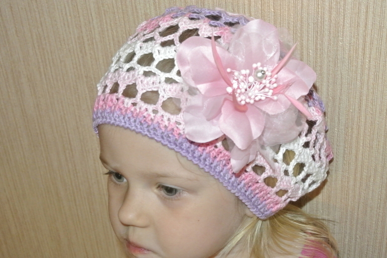 Ажурная беретка от Голубки