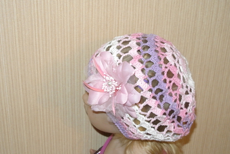 Ажурная беретка от Голубки