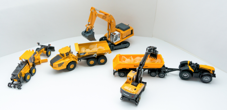 Строительная техника масштаб 1:87