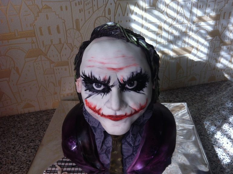 Торт 3Д Джокер из "Бетман"