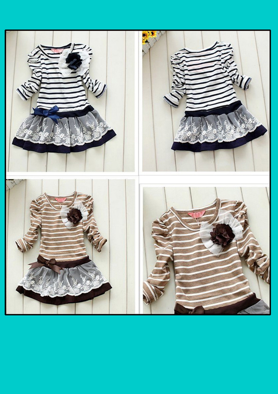 1 767 тг ( 377 руб) Красивое повседневное платье для девочки.