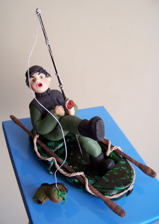 фигурка рыболов