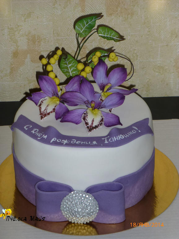 Для подруги с орхидеями!