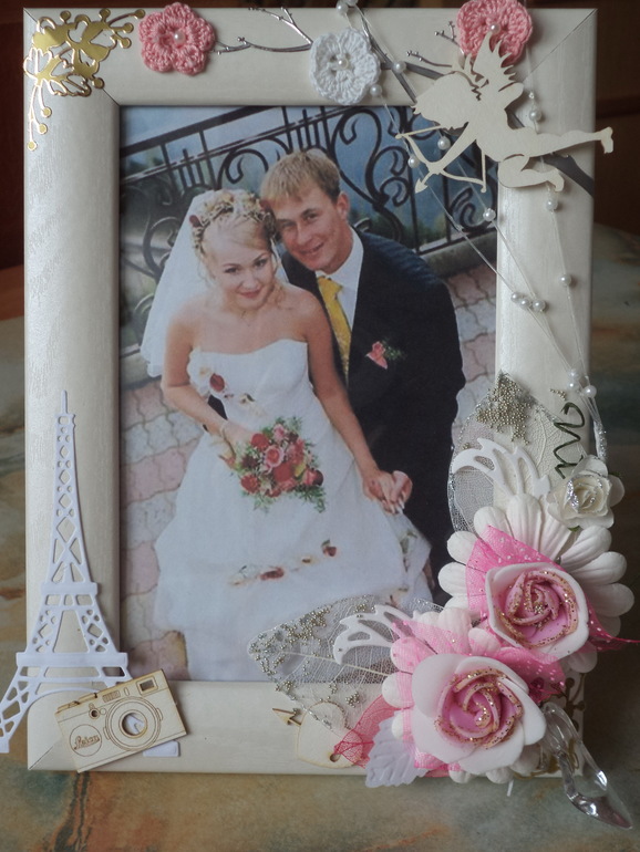 Свадебная фоторамка.