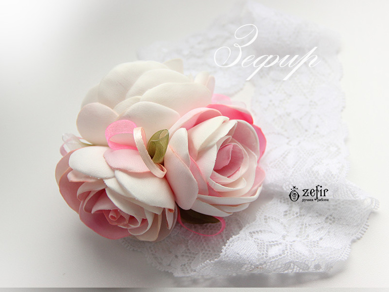 повязочка и мои  брошки.