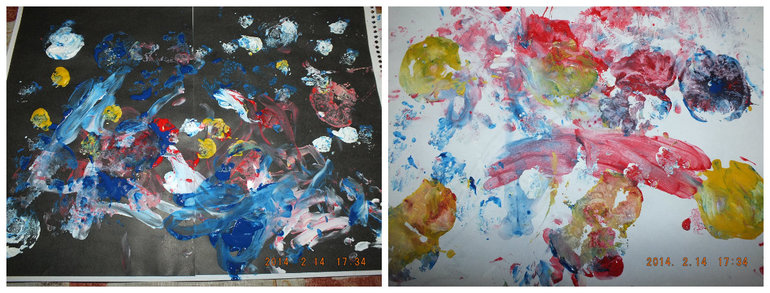 Художка-1: рисование штапмами